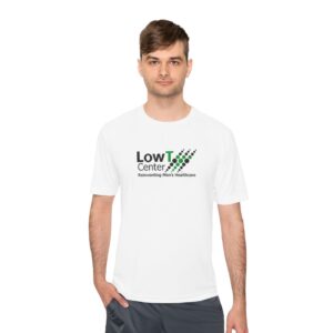 Men's Moisture Wicking Tee - Low T Center Logo for Active Lifestyle