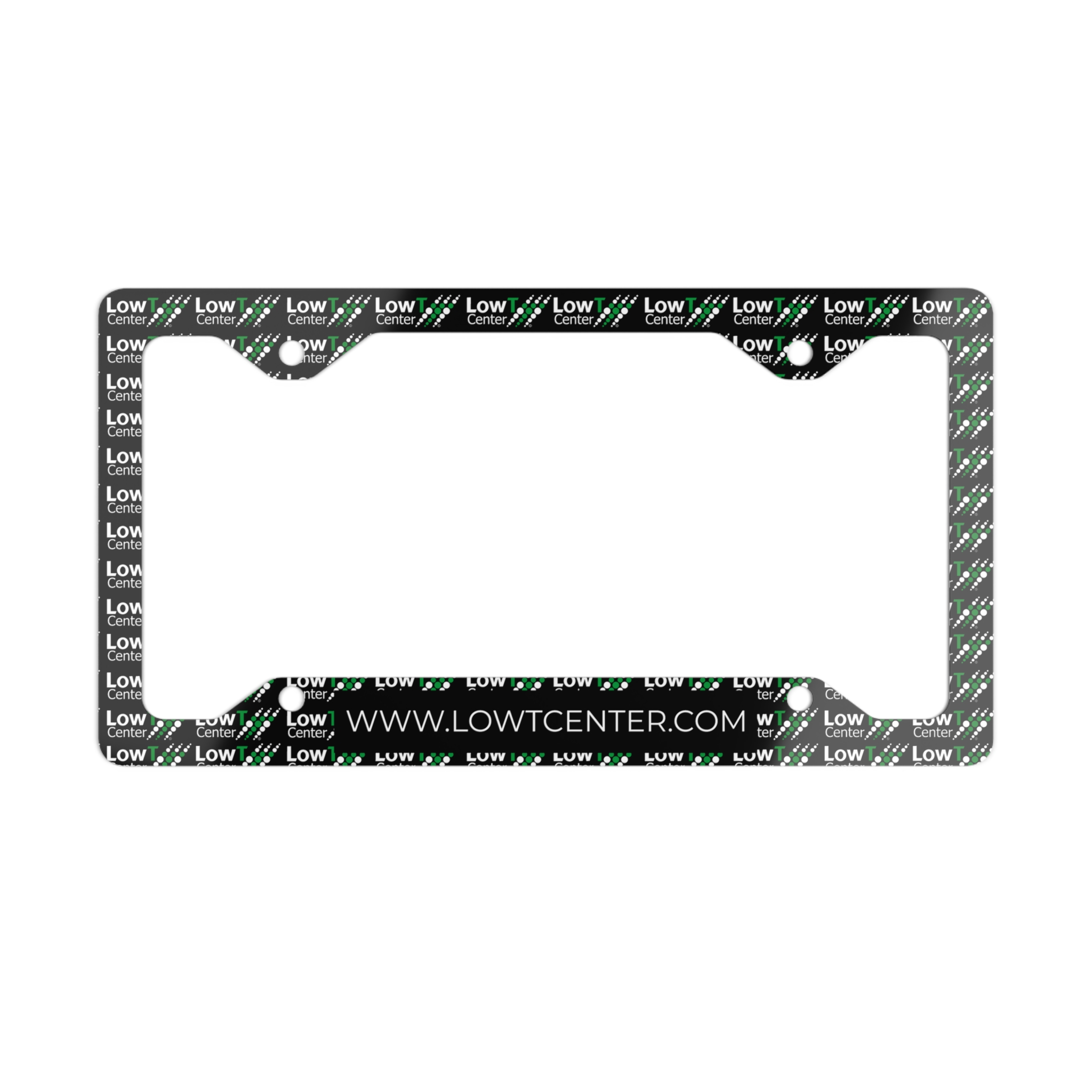 Low T Metal License Plate Frame - Image 3